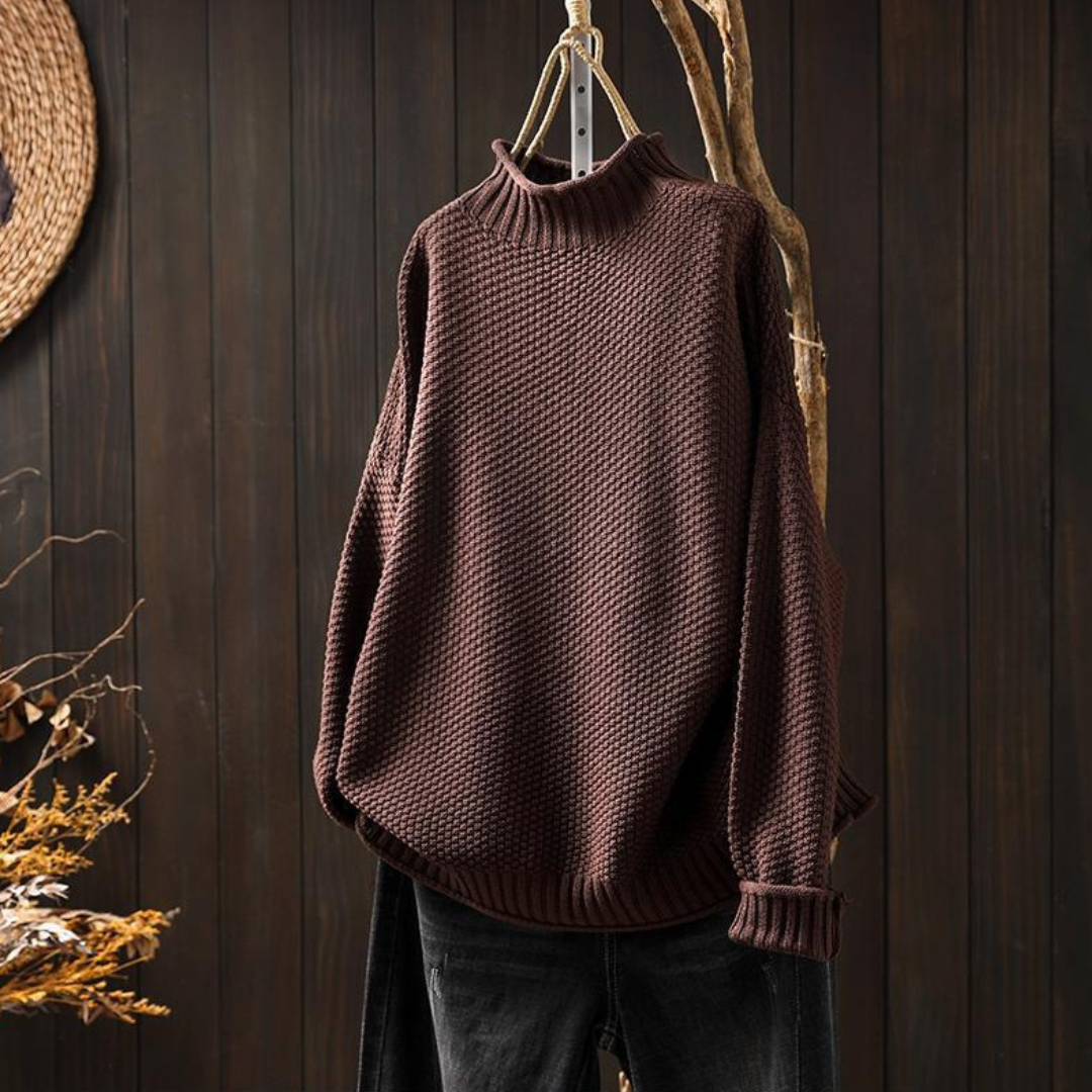 Elisa™ - maglione dolcevita in maglia