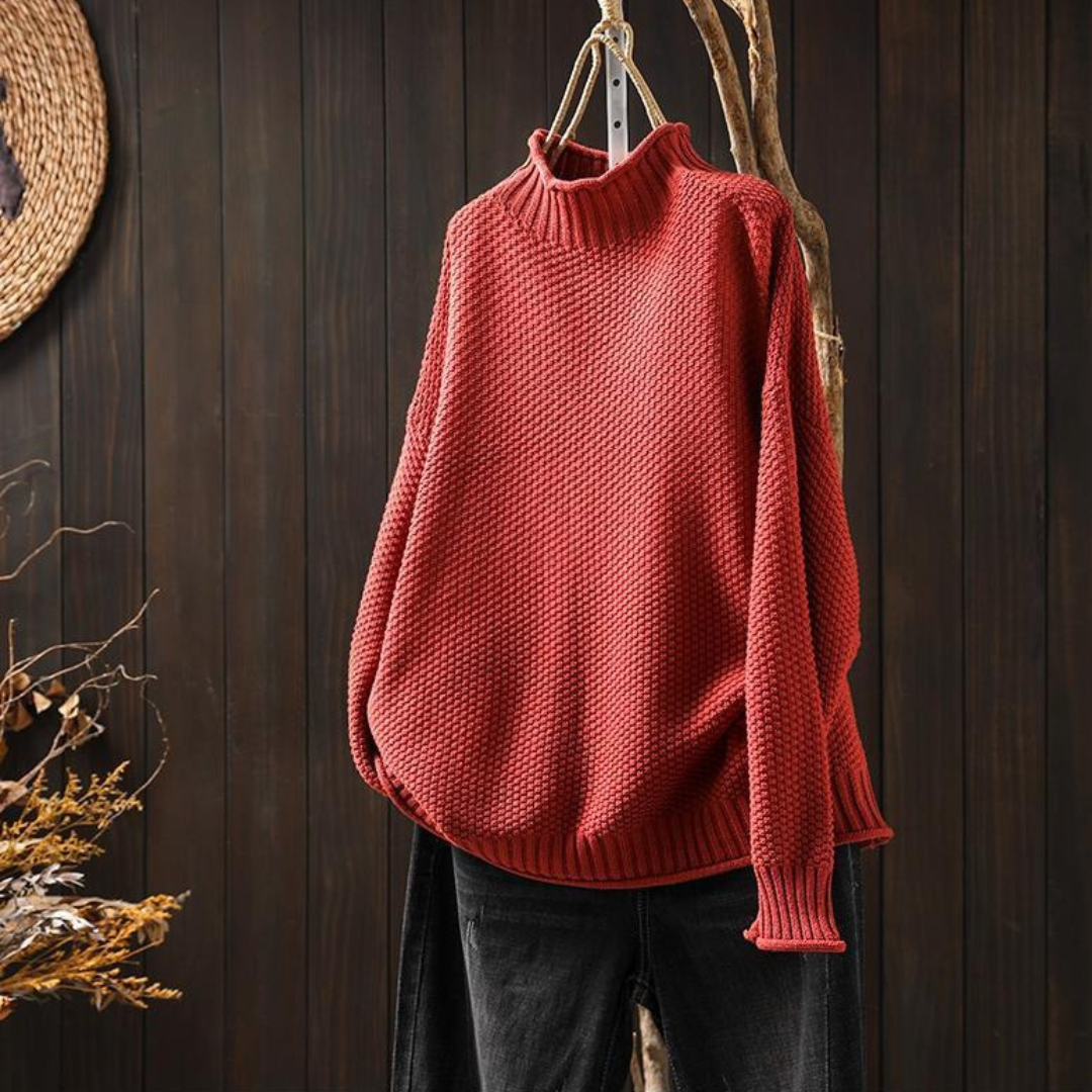 Elisa™ - maglione dolcevita in maglia